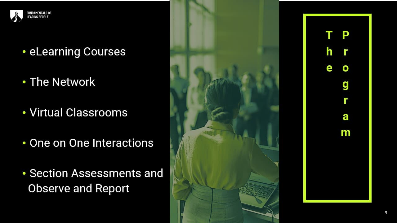 Live workshop session structure