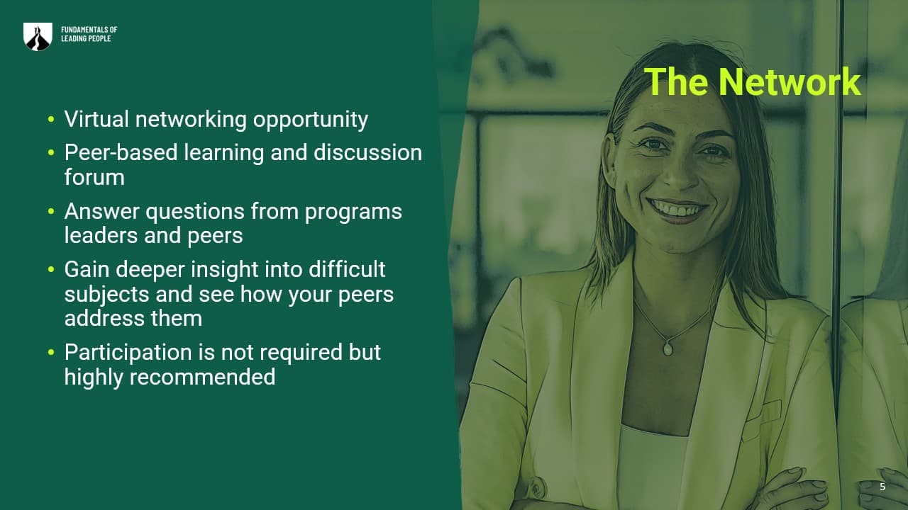The Network - peer learning and discussion