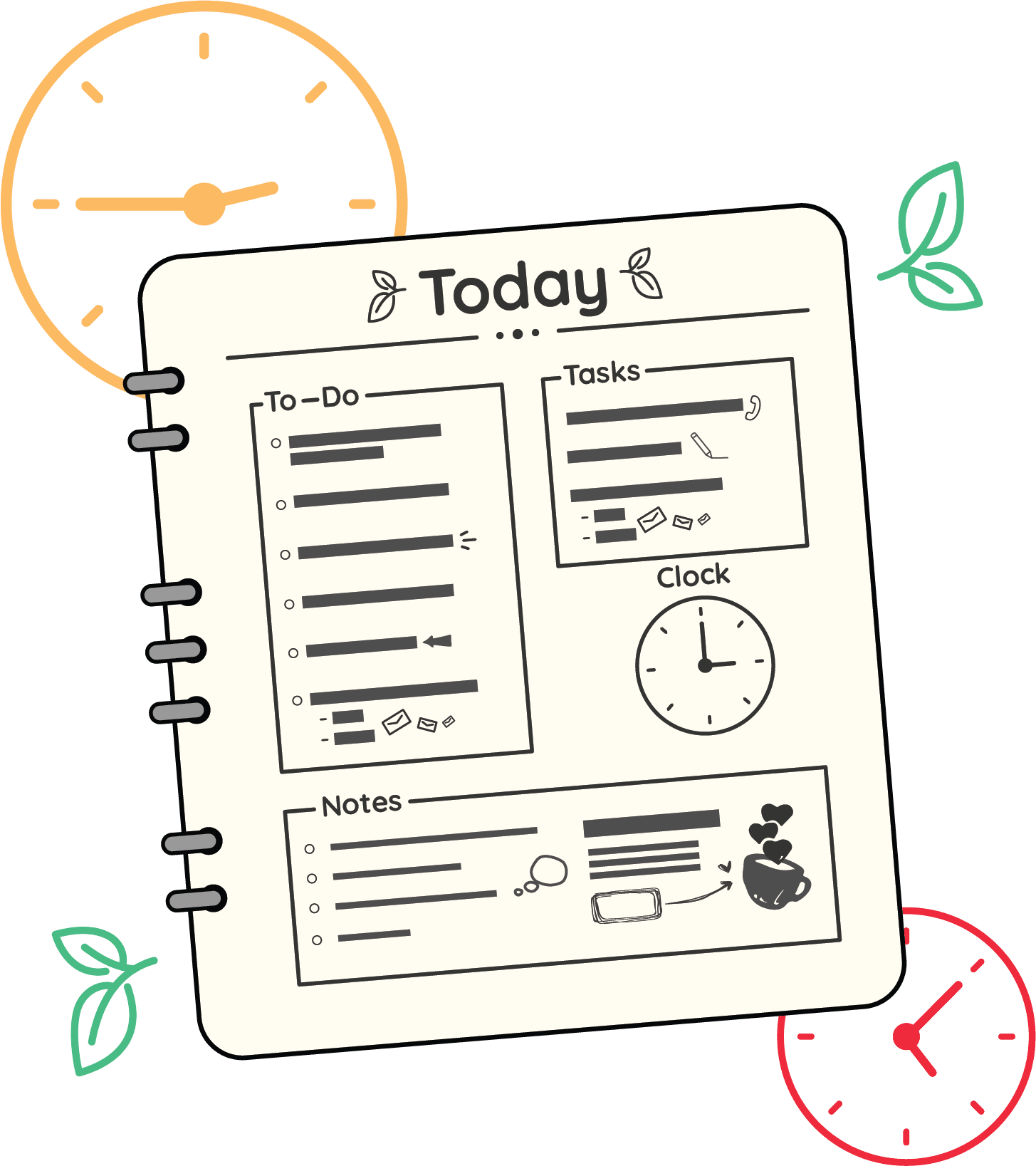 Cover of the Time Management Simulation course, from the platform