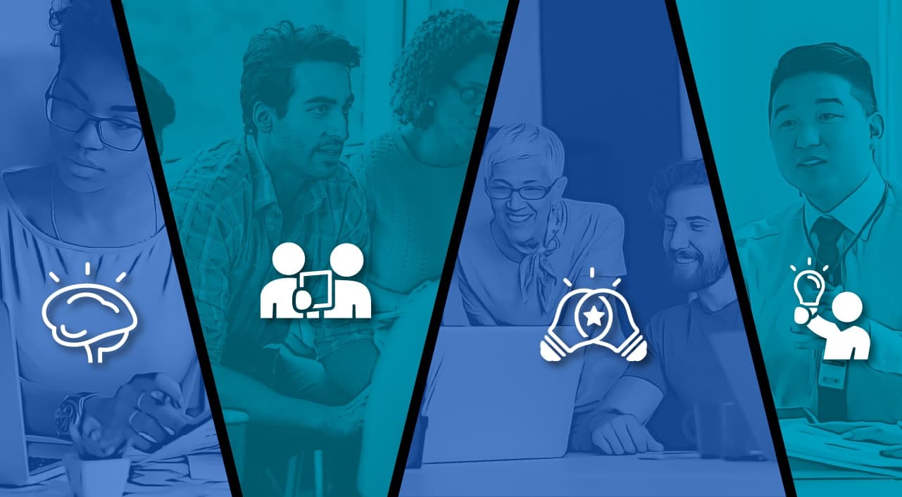 Cover of the Multi-generational Teams course, from the platform